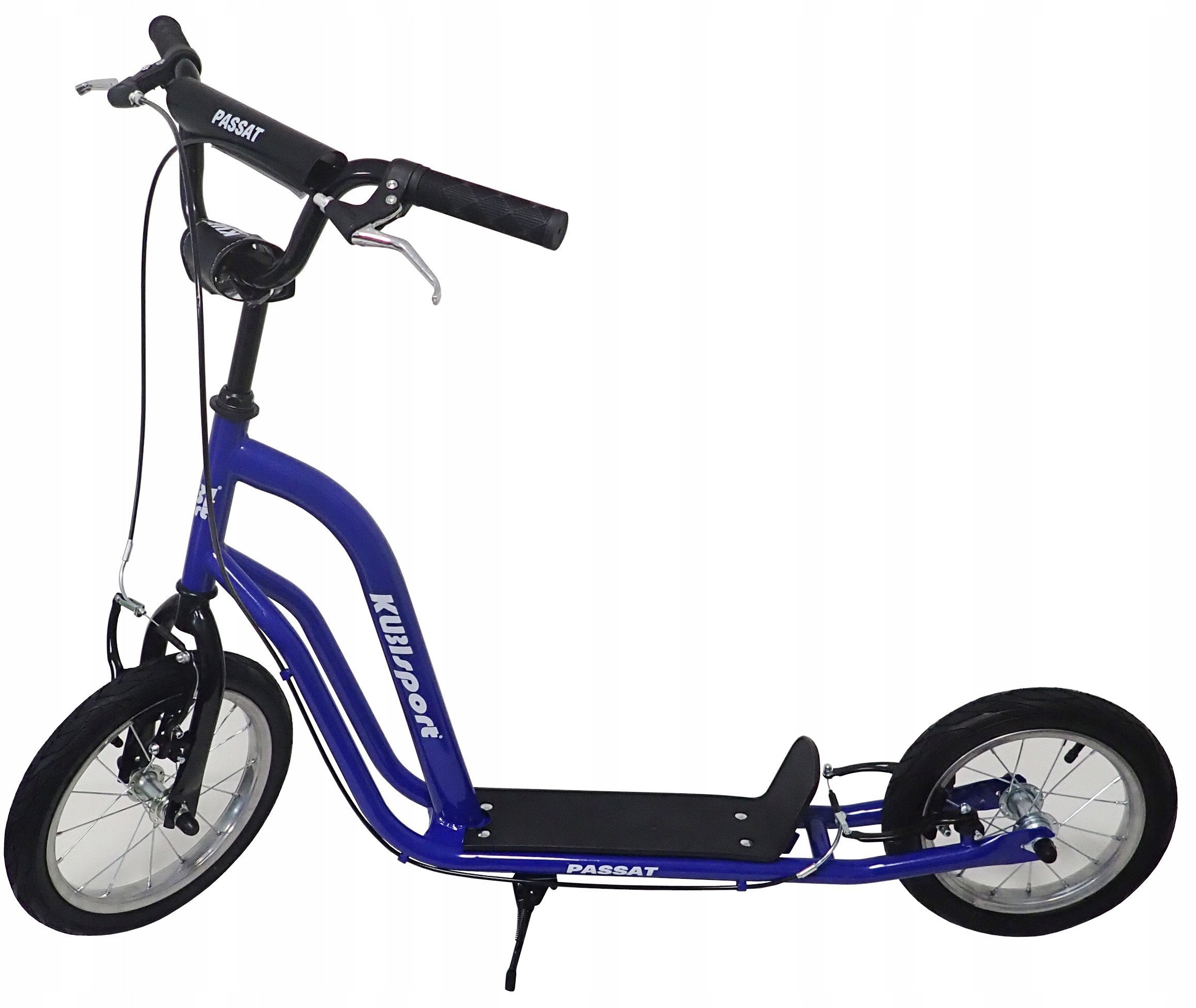 Hulajnoga dla Dzieci Dziecięca Dwukołowa Miejska Niebieska KUBISPORT 90 kg