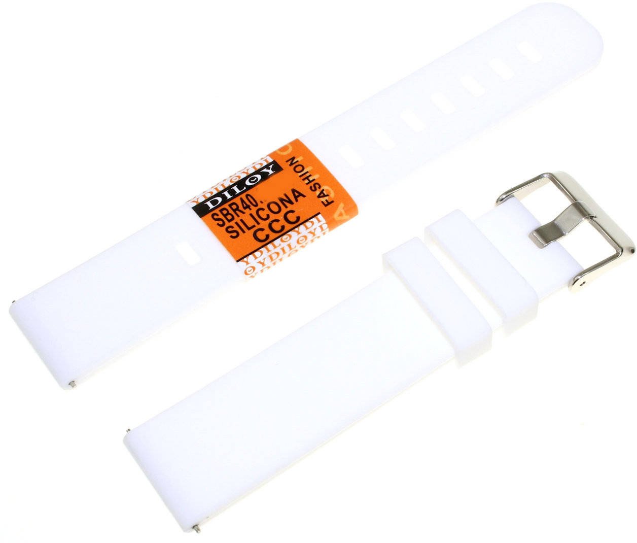 Silikonowy pasek do zegarka 18 mm Diloy SBR40.18.22 .