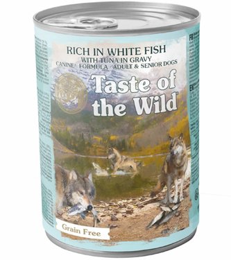 TASTE OF THE WILD Biała ryba z tuńczykiem w sosie 390 g sztuka