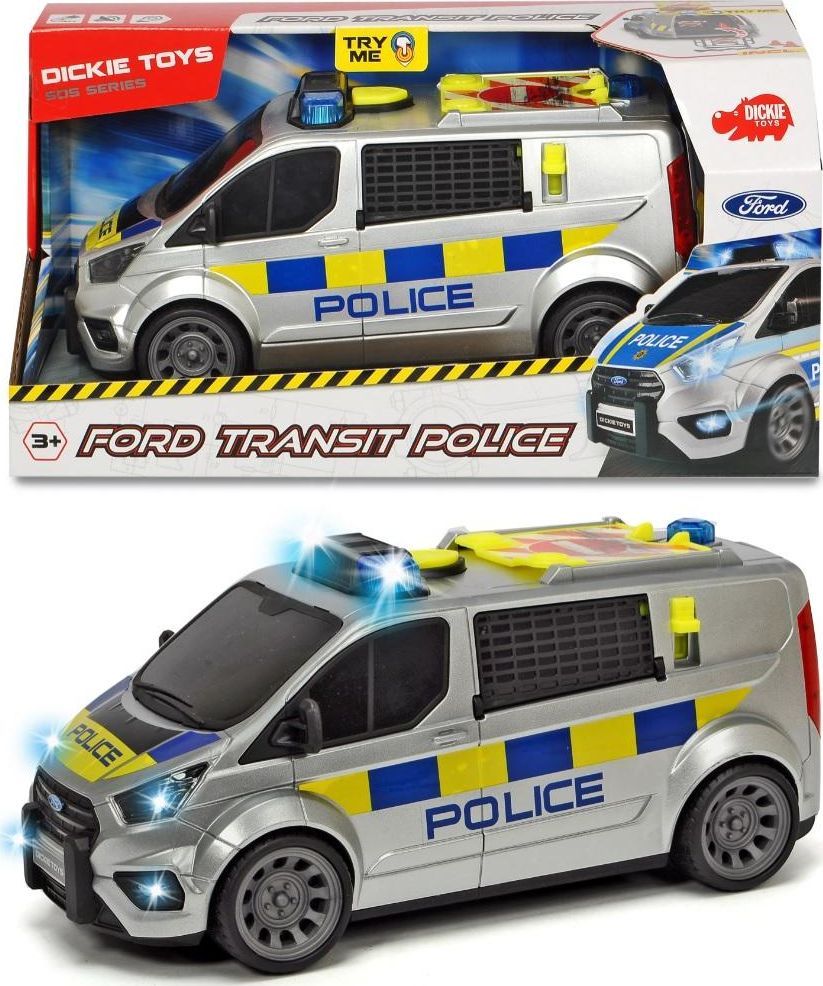 Simba Auto 28cm Sos Policja Ford Transit
