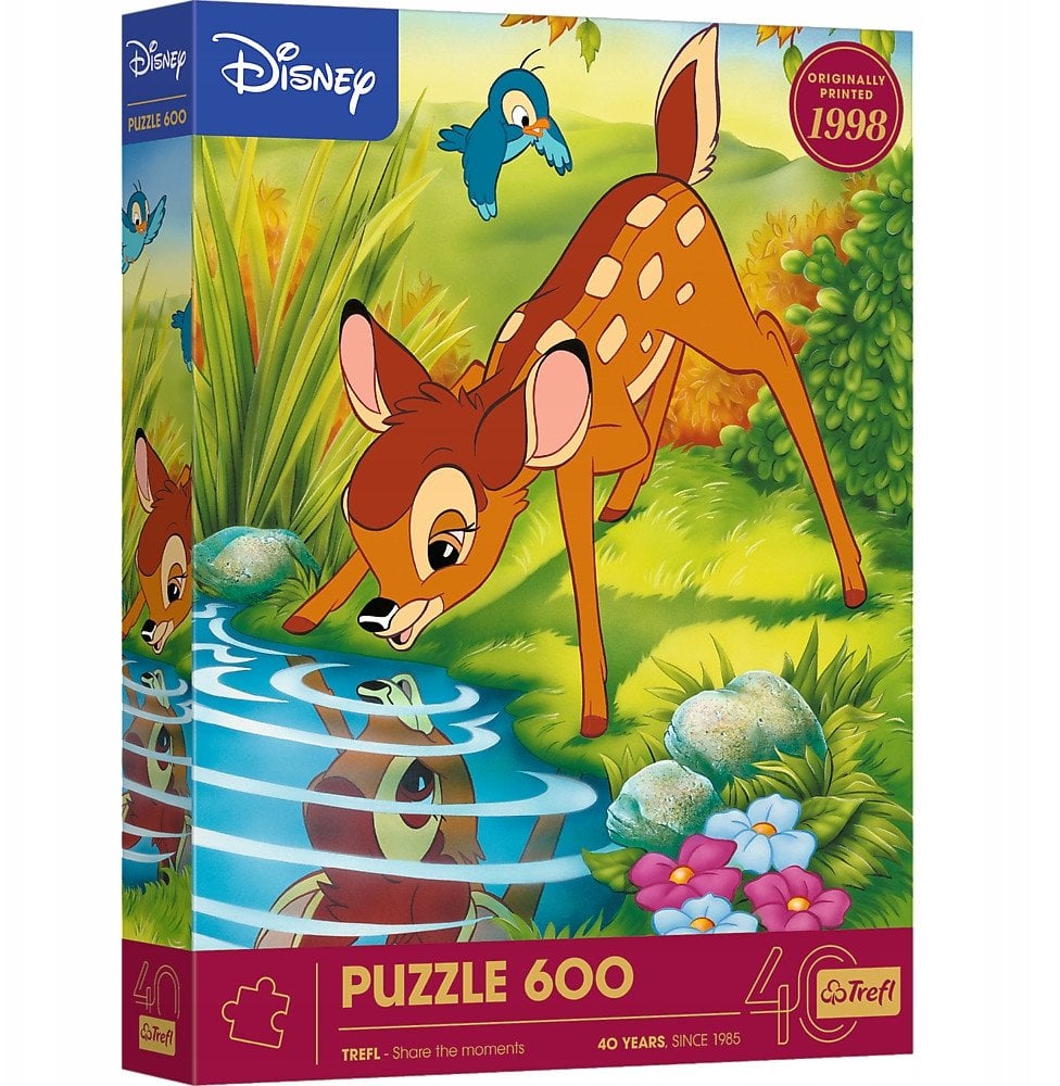 Trefl Puzzle Disney - 40-lecie Trefl - Bambi 600 elementów (37600)