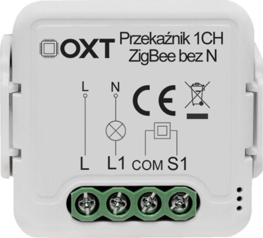 OXT Moduł OXT mini przekaźnik 1 obw. bez N ZigBee TUYA