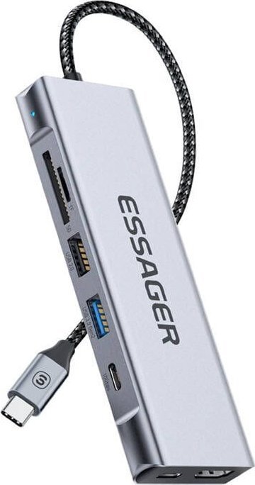 Stacja/replikator Essager USB-C (EHB08-QK0G-Z)