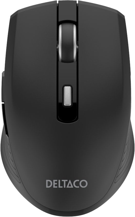 Silent Wireless USB-C Travel Mouse with USB-C Receiver,black