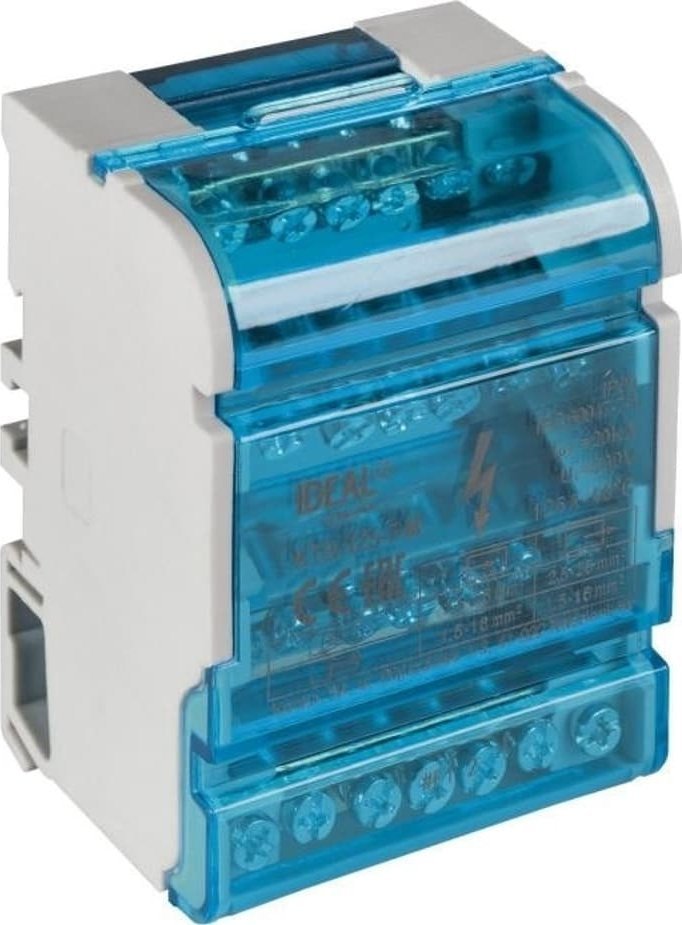 Kanlux Blok rozdzielczy na szynę TH35 125A 500V AC 23334