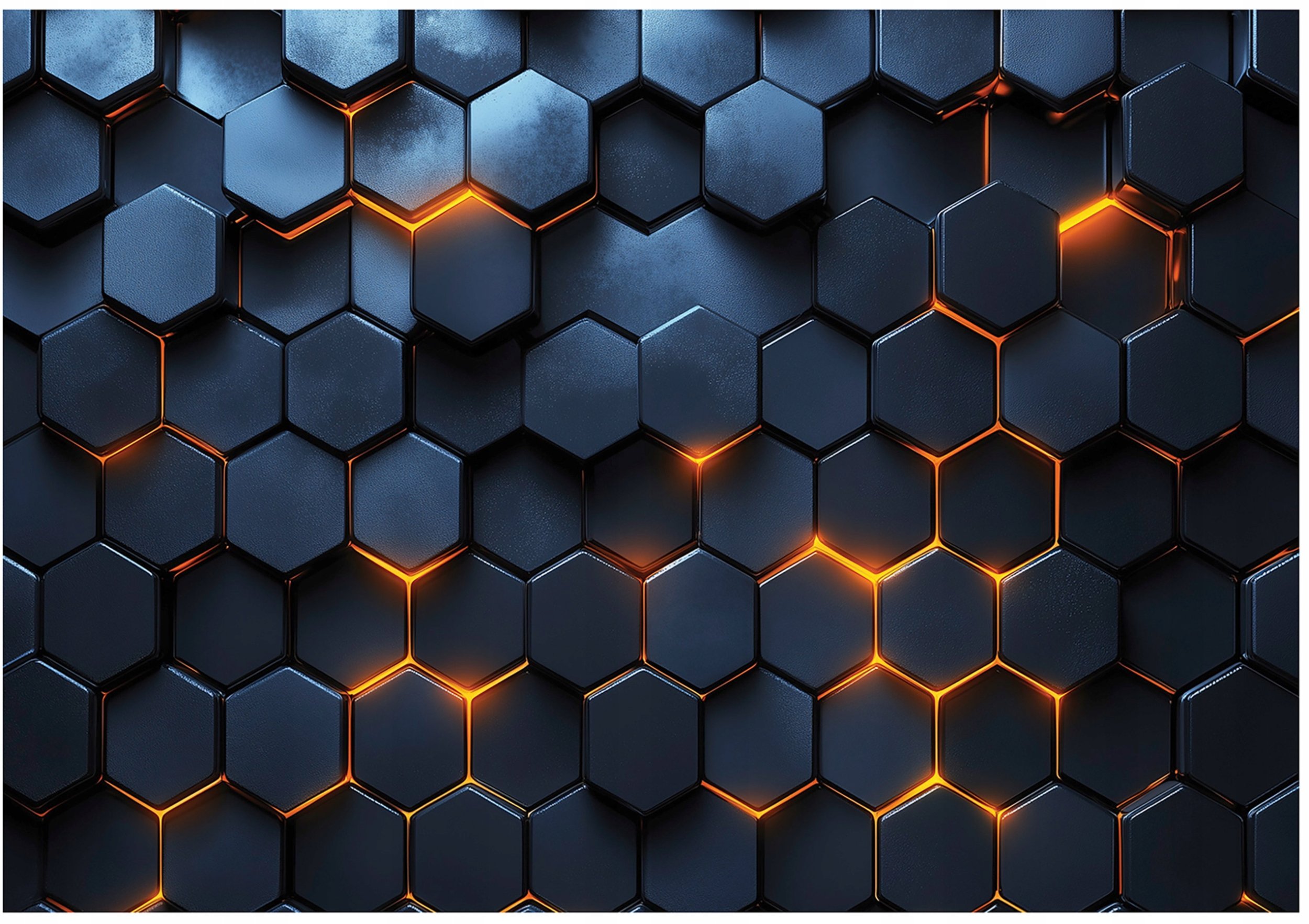 Fototapeta Dla Dzieci Chłopca 3D Heksagony Tapeta Do Pokoju Dziecka 250X175