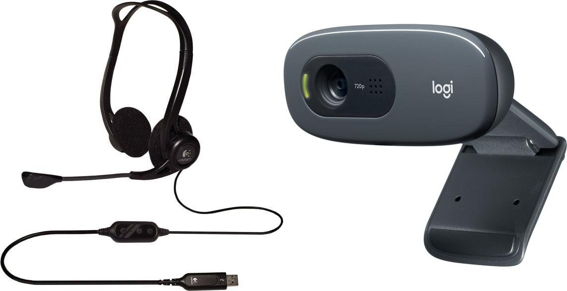 Słuchawki Logitech PC960 (981-000100) + C270 (960-001063)