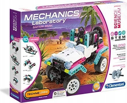 Clementoni Clementoni, Mechanics Laboratory, Safari Car, Construction Set, For Boys, 8+ years, 200 pcs For Boys