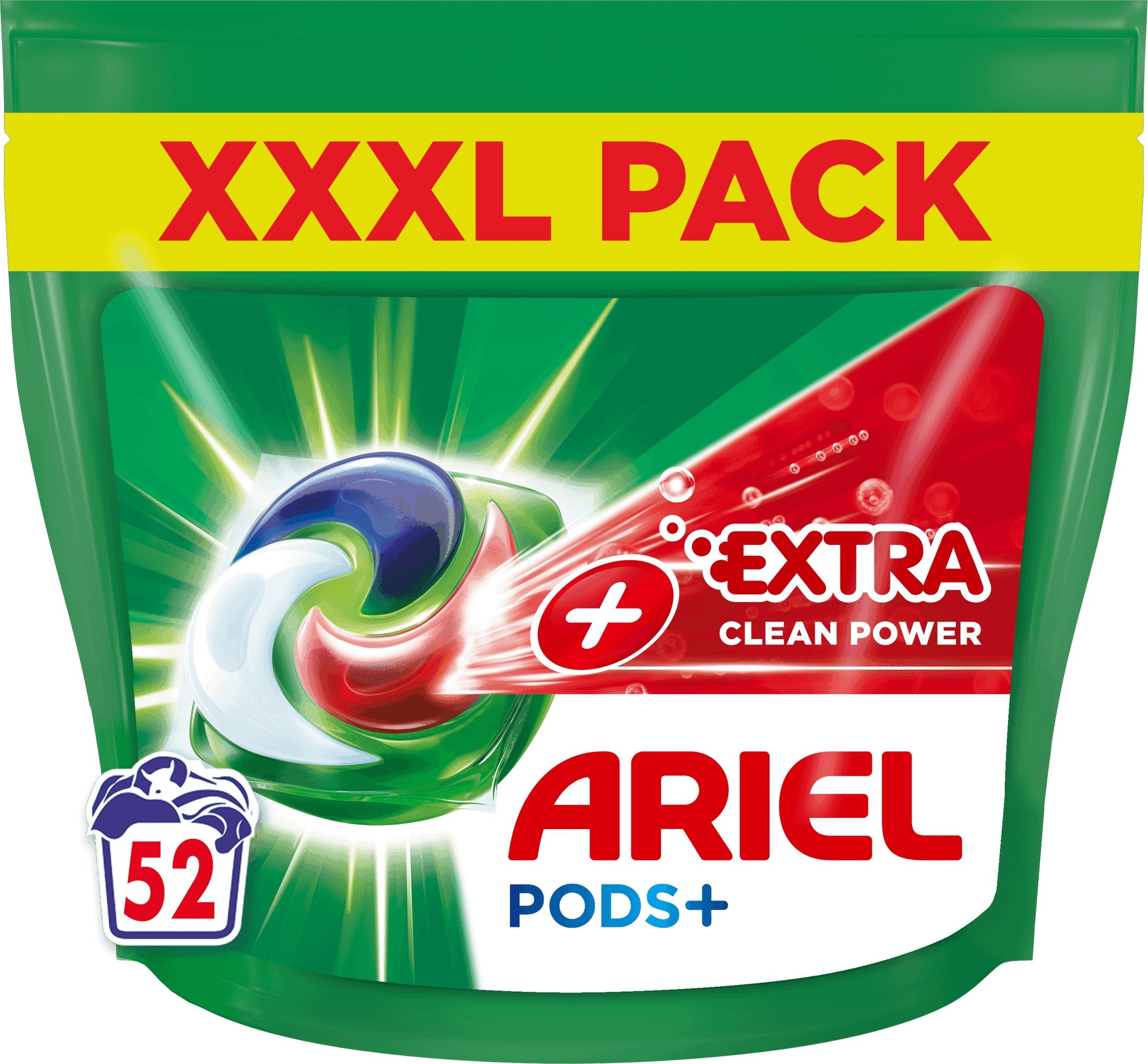 Ariel Ariel All-in-1 +Extra Clean Power Kapsułki do prania Extra 52 szt