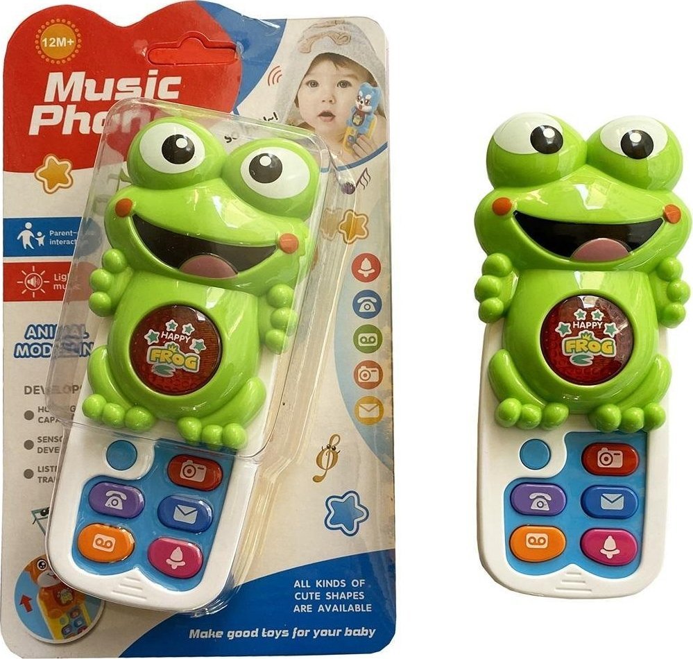 Trifox Telefon muzyczny dla malucha żabka