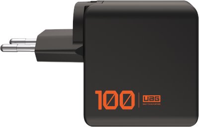 UAG SRGE Charger - ładowarka sieciowa 100W, 2x USB-C oraz USB-A, wtyczki EU, UK, US w zestawie (black)