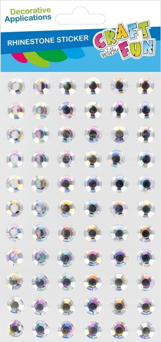 Dekoracja świąteczna Craft with Fun OZDOBA DEK KRYSZT SPRZYL 10MM/11SZT CF 12/144