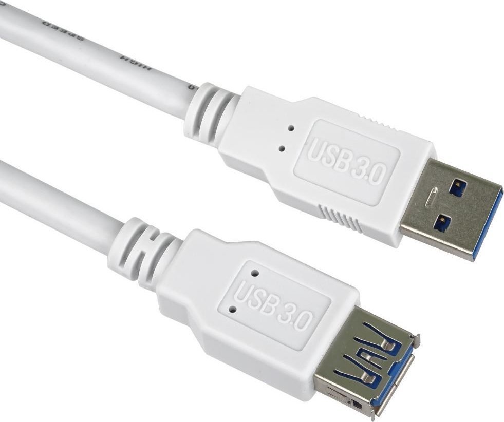 Kabel USB PremiumCord USB-A - USB-A 5 m Biały (ku3paa5w)