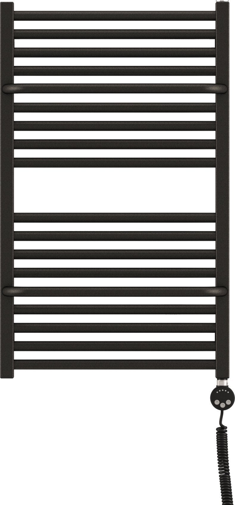 Grzejnik łazienkowy Sourcing LIMA 820-500 MEG WITH OIL HEBAN BLK