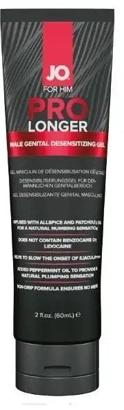 SYSTEM JO_For Him Pro-Longer Male Gentital Desensitizing Gel żel opóźniący wytrysk 60ml