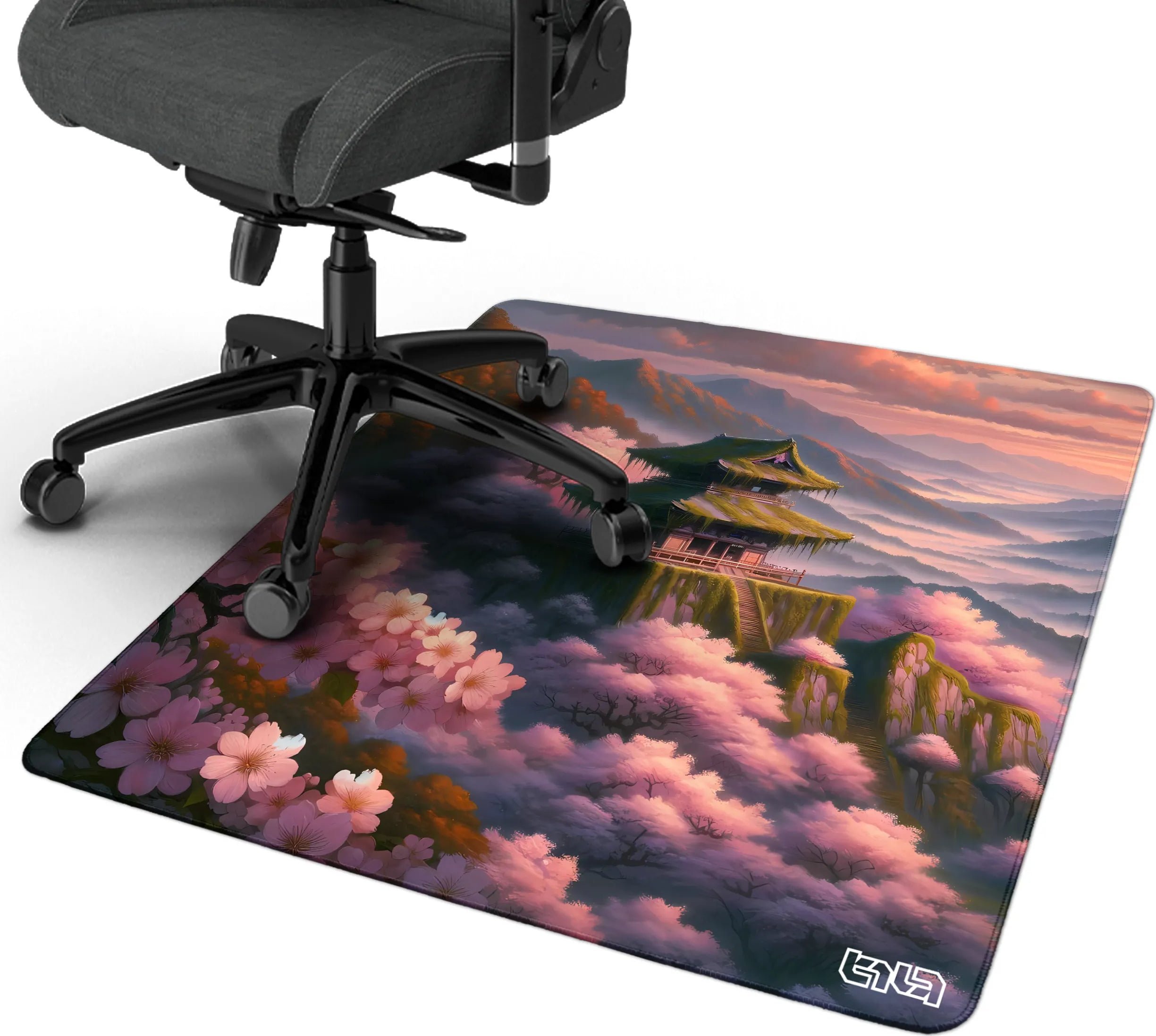 Tilt Mata pod Krzesło Stara Japońska Świątynia 100x100