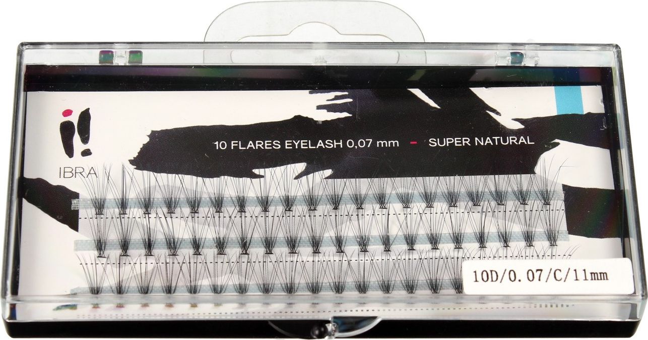 Ibra IBRA Kępki rzęs SUPER NATURAL 0.07-C-11 mm 1op.