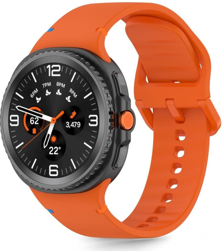 TECH-PROTECT SILICONE SAMSUNG GALAXY WATCH 8 / CLASSIC (40 / 44 / 46 MM) SUNBURST ORANGE