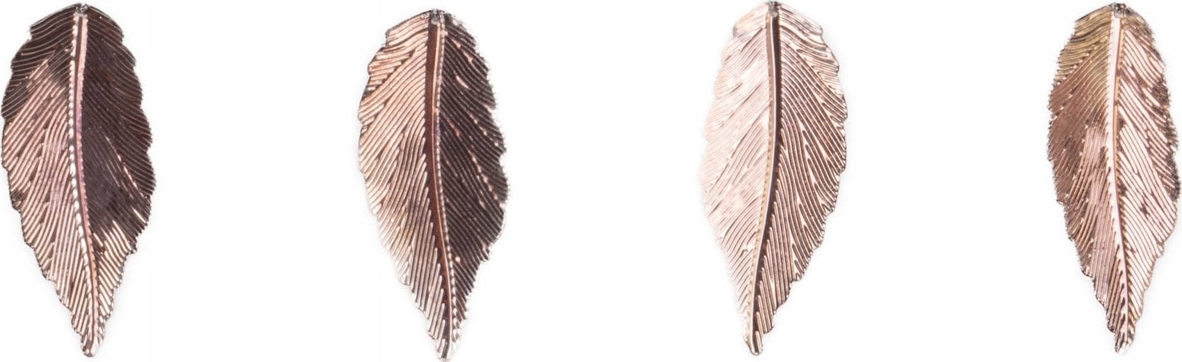 Dekoracja świąteczna Home Styling Collection Dekoracje świąteczne, złote zawieszki listki, 4 sz.