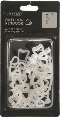 Kaemingk Haczyki narożne do wieszania lampek białe 24 szt.