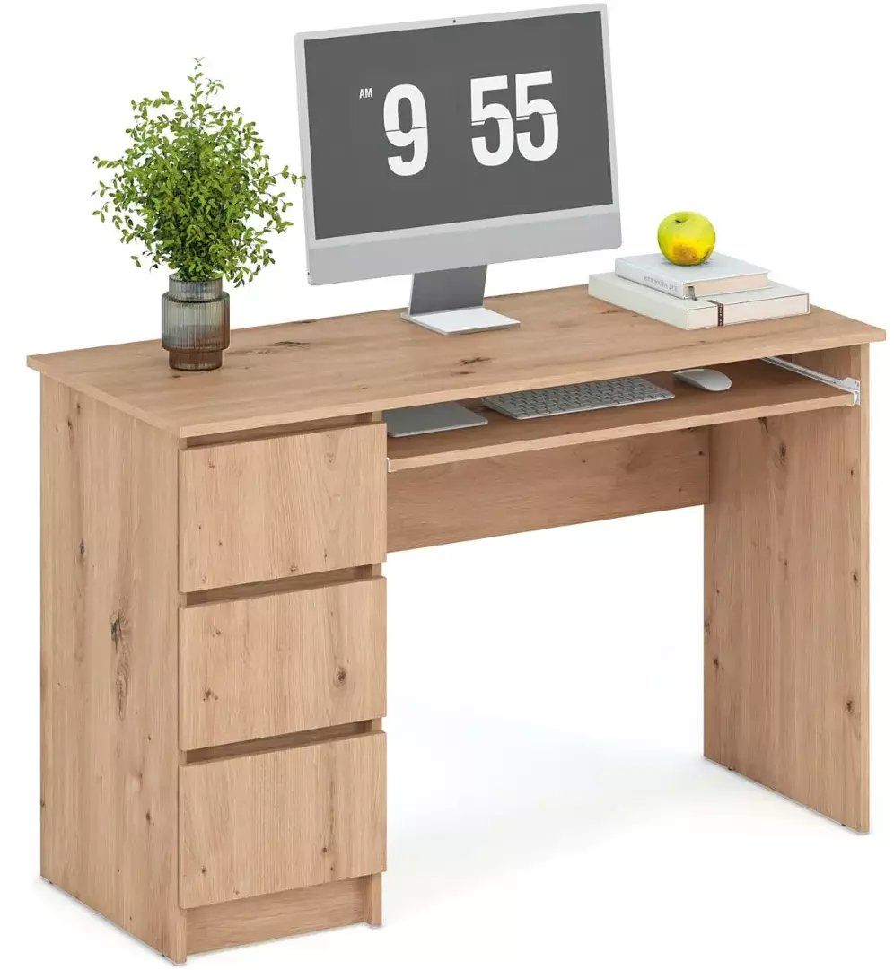 Biurko Halmar Biurko CINO dąb artisan z szufladami