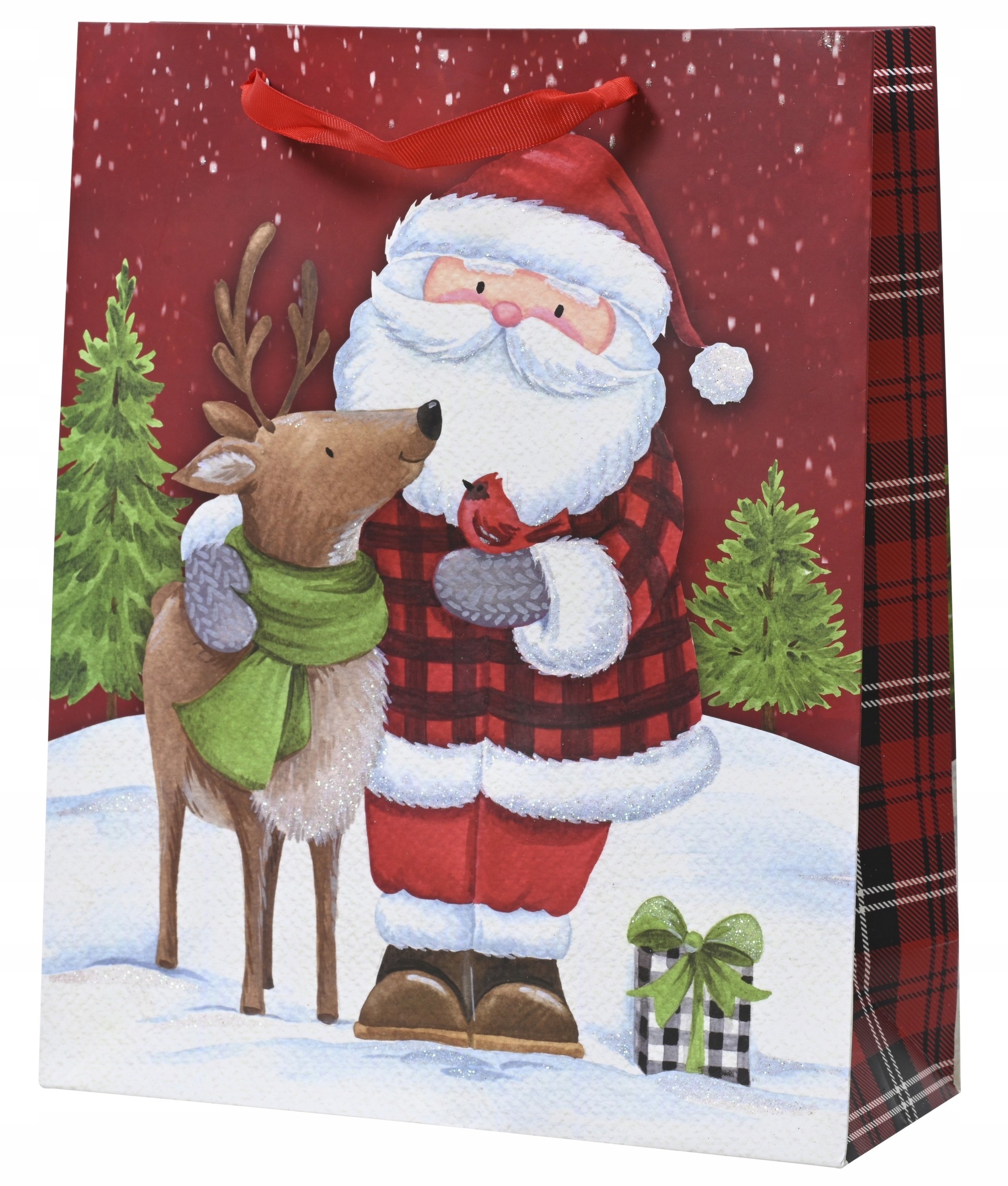 Torba świąteczna prezentowa papierowa pod choinkę 26x32cm 1szt