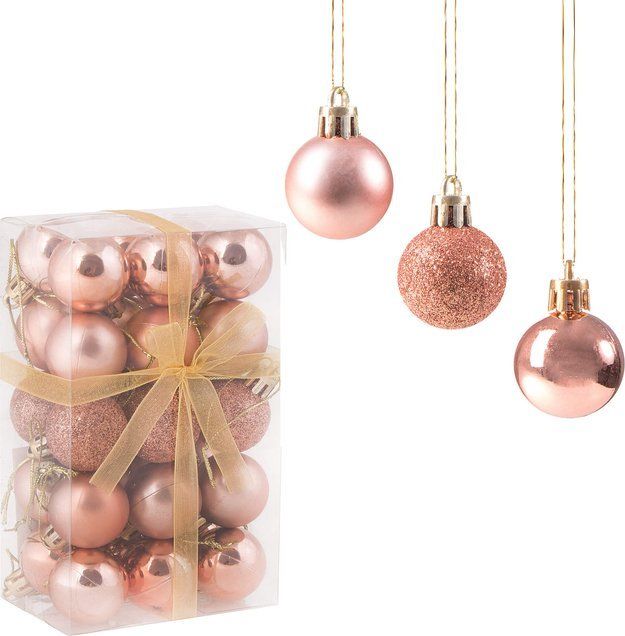 Springos Bombki choinkowe 3 cm na choinkę 30 szt. UNIWERSALNY