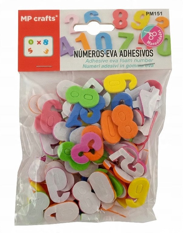 Naklejki z pianki literki