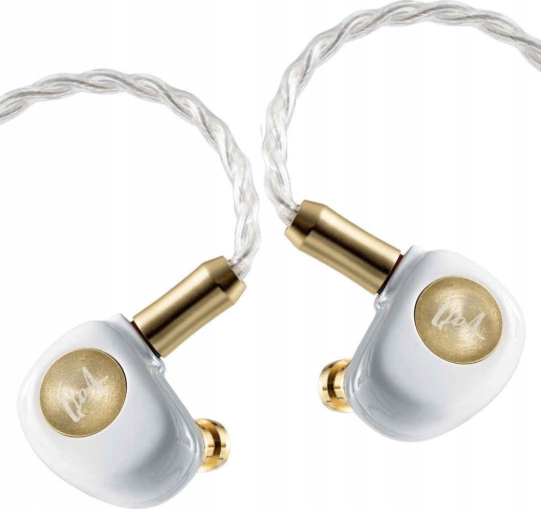 Słuchawki Queen of Audio Queen of Audio (QoA) Gimlet IEM z przetwornikiem dynamicznym LCP - Pearl White