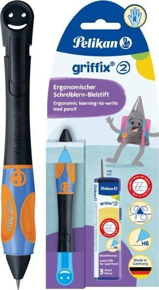 Pelikan Ołówek Griffix Neon Black blister