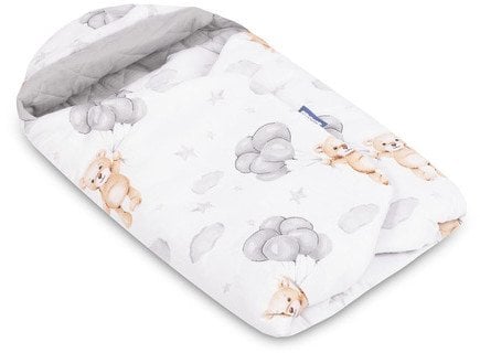 OTULACZ DO FOTELIKA MUŚLIN TEDDY SZARY