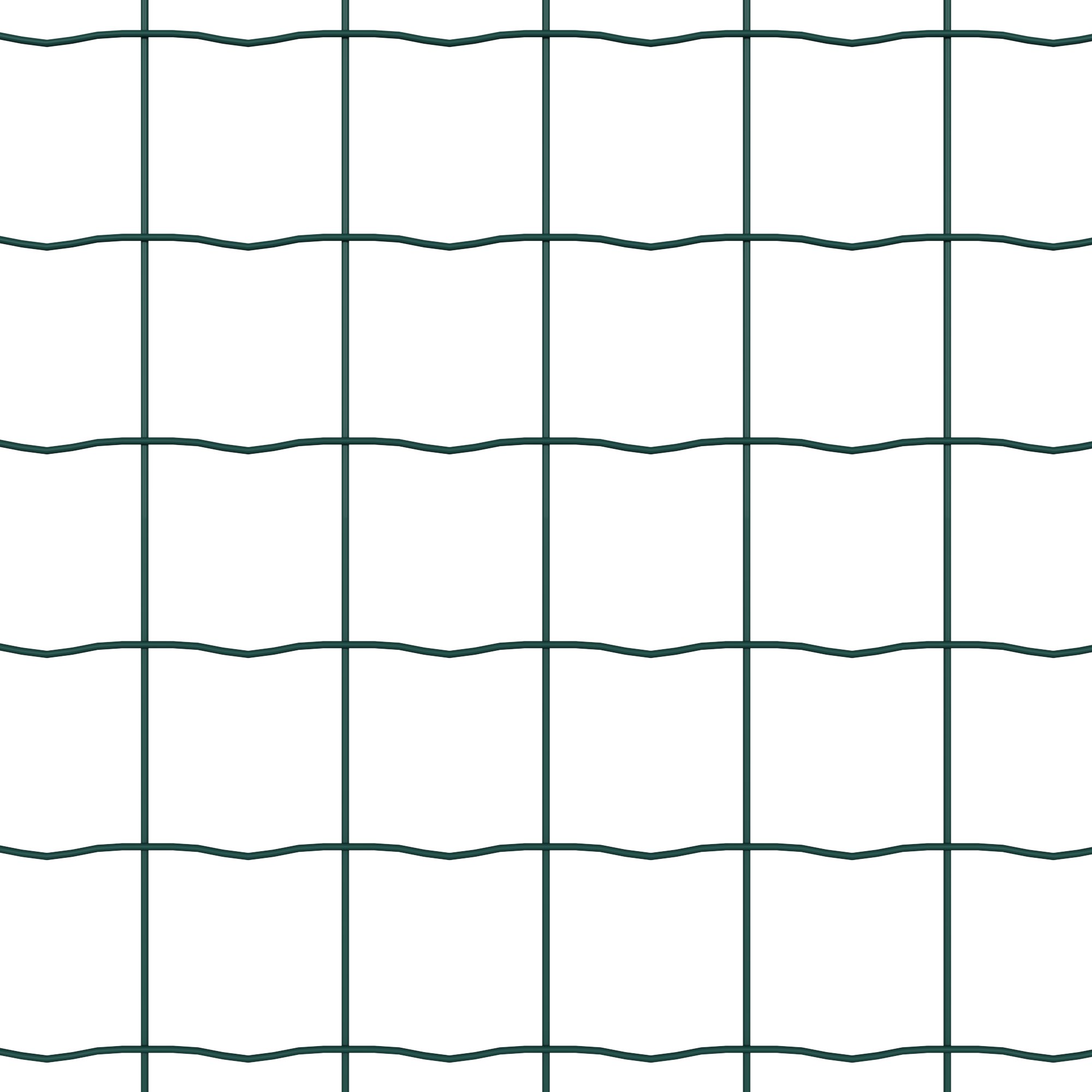 vidaXL Euro Fence Zielona 0.4x25 m Stal