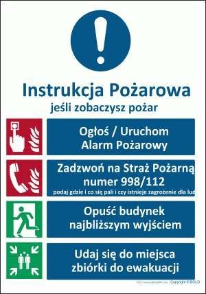 Bopl T025 - Instrukcja PPOŻ piktogram