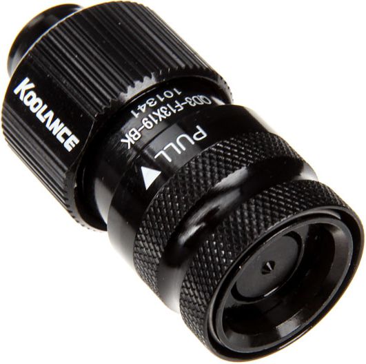 Koolance QD3 No-Spill 19/13 mm czarna (QD3-FS13X19-BK)