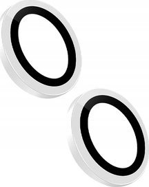 Jcpal Preserver Camera Lens Protector - osłony na obiektywy do iPhone 16 /16 Plus białe