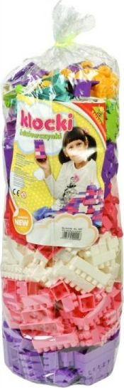 Bączek Klocki konstrukcyjne 500 elementów dla dziewczynek (KL-500D)
