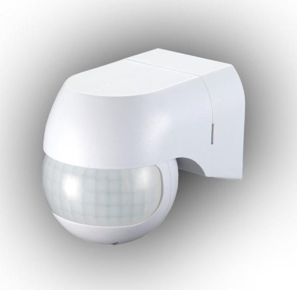Plastrol Czujnik ruchu na podczerwień 800W/400W nadtynkowy IP44 zasięg 12m CR-PIR3/ON/BIAŁY