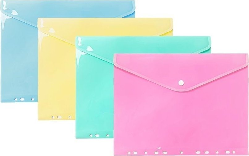 Teczka koperta A4 PP zawieszana pastel (10szt)