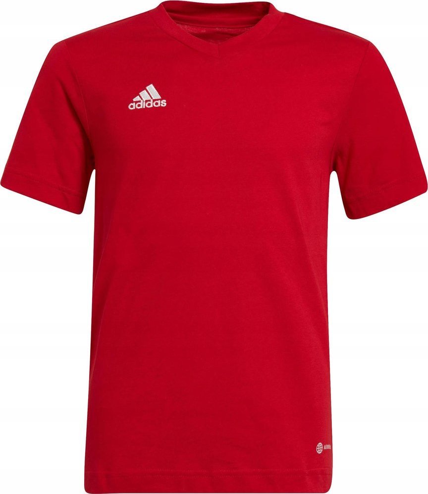 Adidas Koszulka dla dzieci adidas Entrada 22 Tee czerwona HC0446 164cm