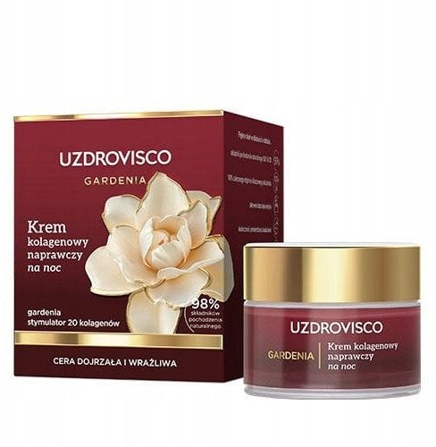 UZDROVISCO_Gardenia krem kolagenowy naprawczy na noc 50ml