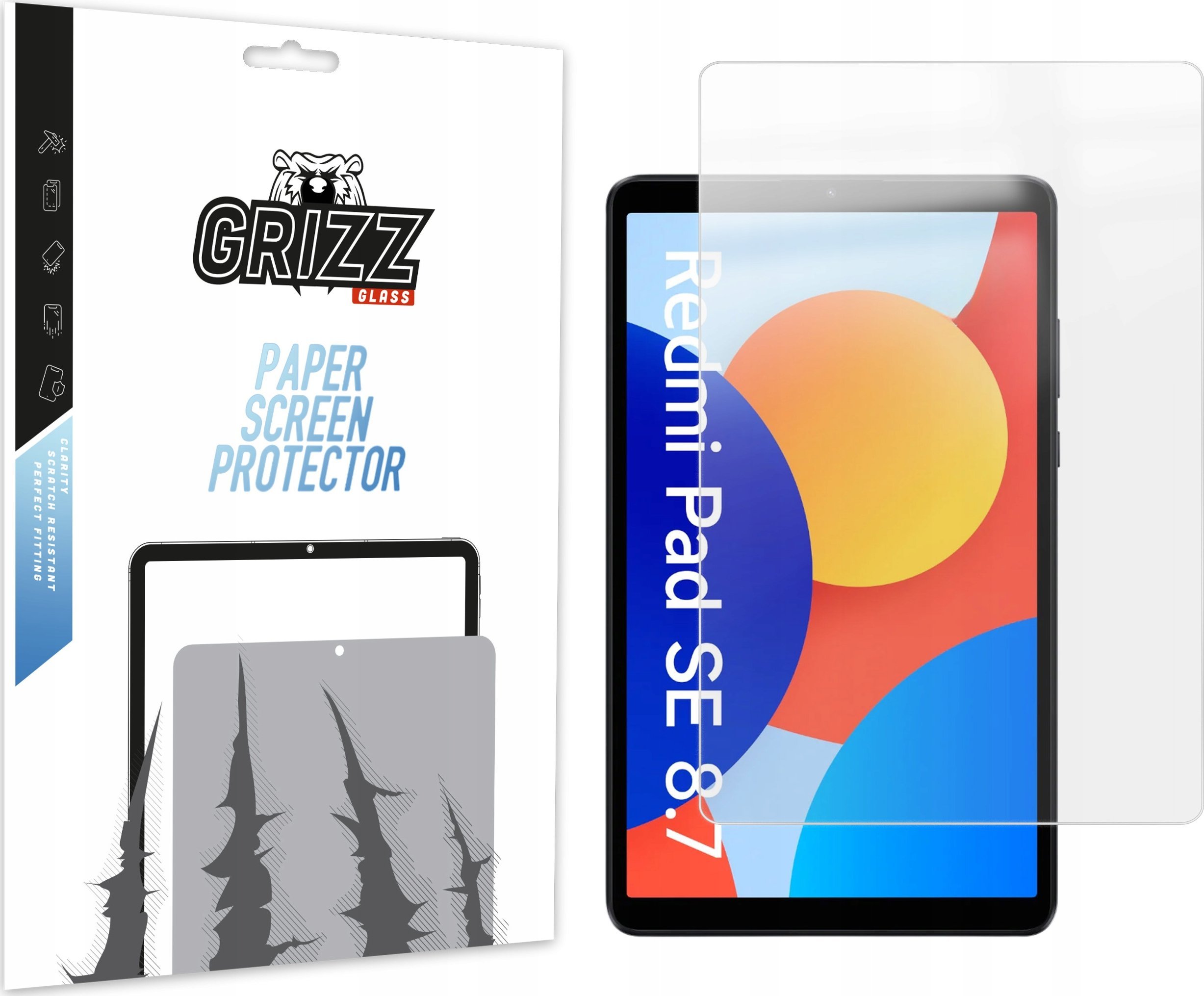 GrizzGlass Folia matowa GrizzGlass PaperScreen do Xiaomi Redmi Pad SE 8.7