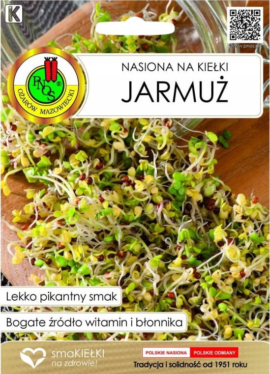 Jarmuż 5g Nasiona na kiełki Naturalna bomba witaminowa