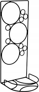 Prosperplast Kwietnik ścienny Winogrono ELGarden Wiszący