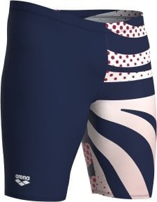 Arena Męskie Bokserki kąpielowe MEN'S ARENA MULTI STRIPES SWIM JAMMER