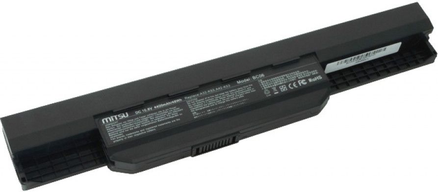 Bateria Mitsu do Asus A53, K53, 4400 mAh, 10.8V (BC/AS-K53)