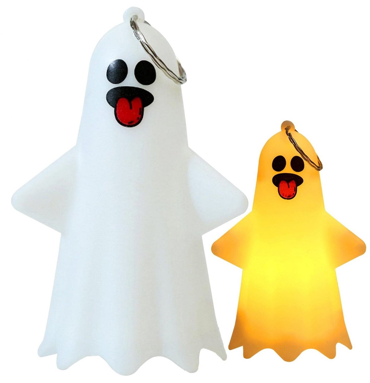 Brelok Duszek Duch Led Zawieszka Wisiorek Świeci