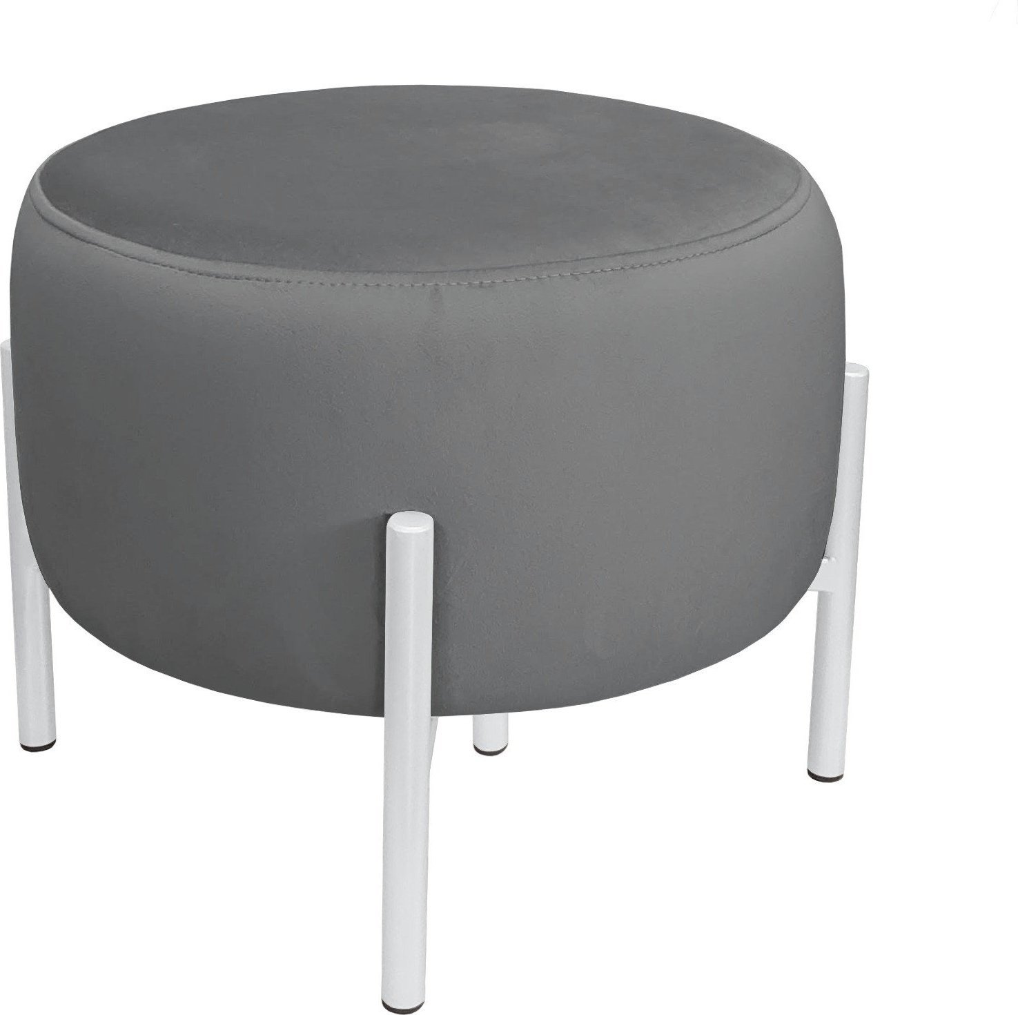 Atos Pufa OLA LOFT ławka podnóżek metal biała BL14