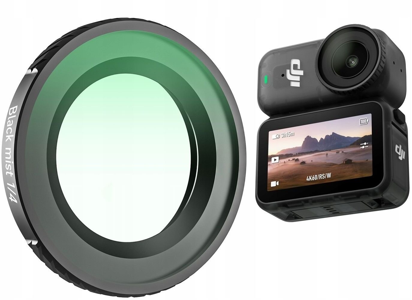 SunnyLife Filtr Black Mist 1/4 Efektowy do kamery Dji Osmo Nano + Etui / On-fi075-d