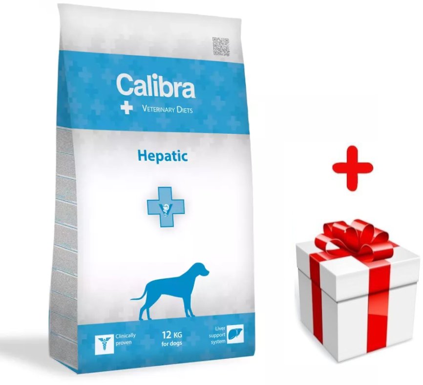 Calibra Veterinary Diets Dog Hepatic 12kg + Niespodzianka dla psa GRATIS