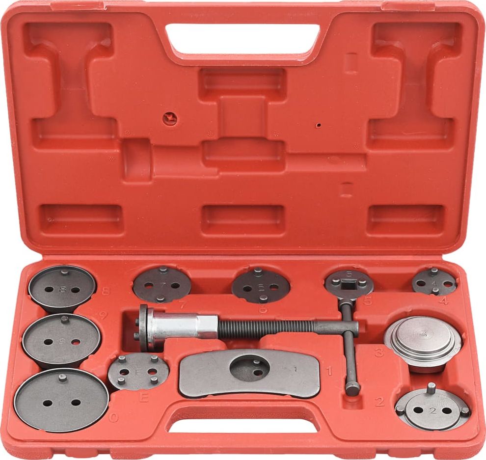 vidaXL 12-częściowy zestaw do wyciskania tłoczków hamulcowych (210580)